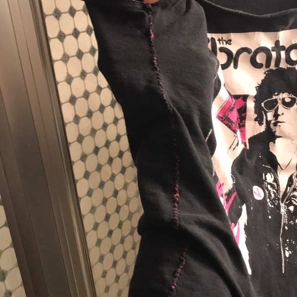 😈💀DIY Pink Stiched Vibrators Shirt 💀😈 - Picture 2 of 4